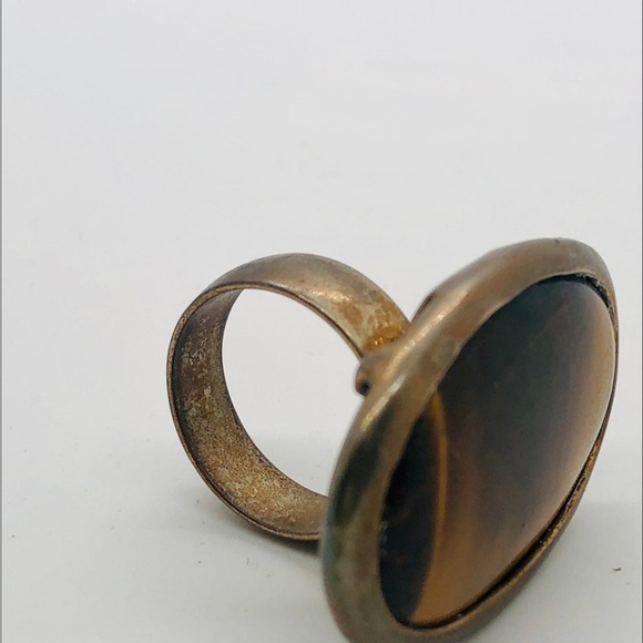 Vintage Retro Statement Cocktail Tigers Ring - Picture 9 of 9